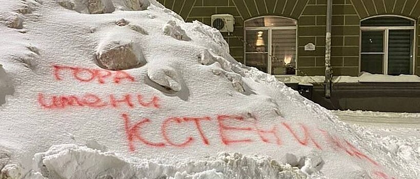 Воронежский мэр Кстенин отреагировал на снежные сугробы со своей фамилией