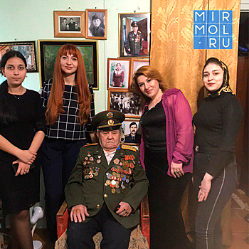 Члены ООД «Бессмертный полк России» в Дагестане организовали посещение ветерана Великой Отечественной войны
