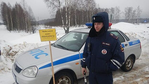 Госавтоинспекторы организовали для костромских водителей чаепитие прямо на дороге