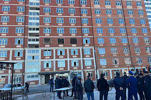 В городе Дагестанские Огни произошел взрыв газа в многоквартирном доме