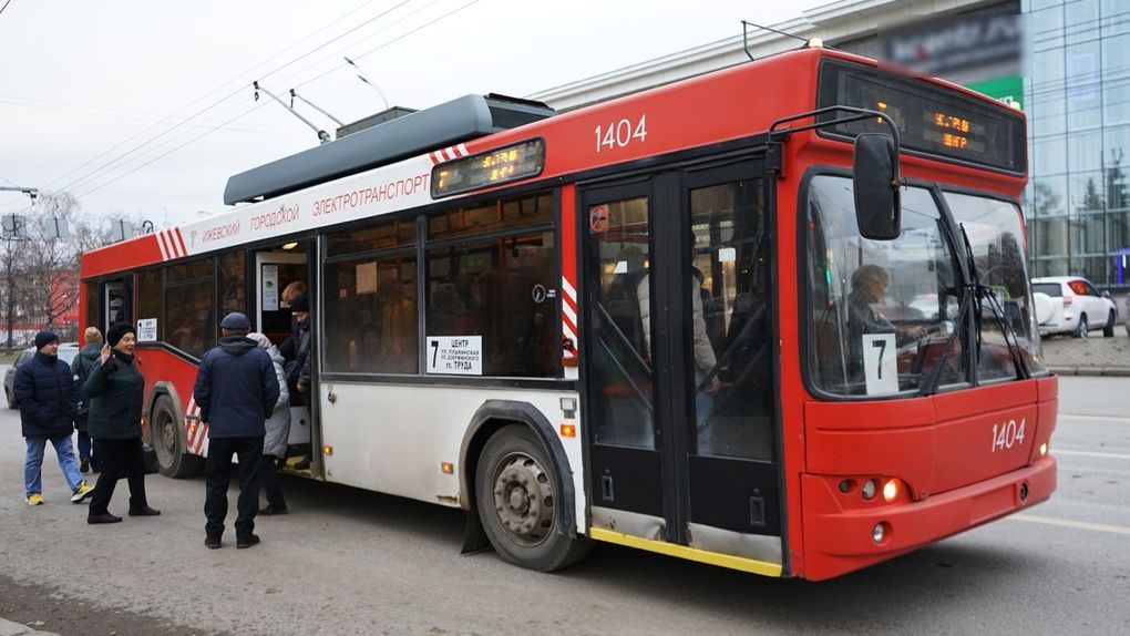 В Ижевске нет движения двух трамвайных и трёх троллейбусных маршрутов