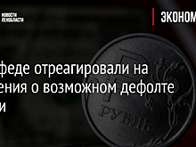 В Совфеде отреагировали на заявления о возможном дефолте России
