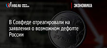 В Совфеде отреагировали на заявления о возможном дефолте России