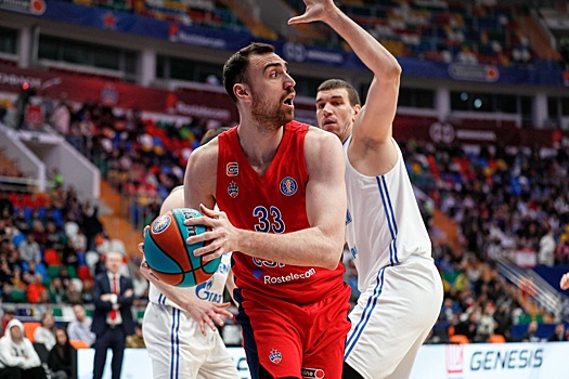 Баскетболисты ЦСКА сравняли счет в серии за "бронзу" Единой лиги с "Зенитом"