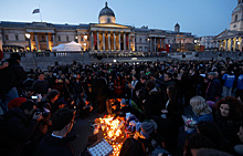 Митинг в память о жертвах лондонского теракта состоялся на Трафальгарской площади