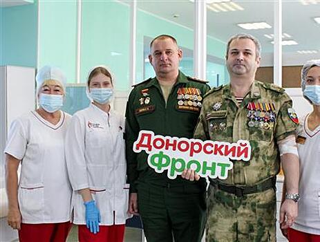 В Самаре ветераны СВО присоединились к донорской акции "СВОим примером"