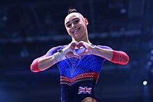 Британка Джессика Гадирова выиграла золото в вольных упражнениях на ЧМ по гимнастике