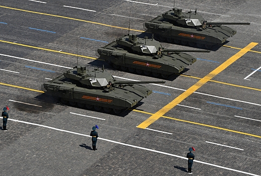 На параде 9 Мая москвичи посмотрят на пять танков
