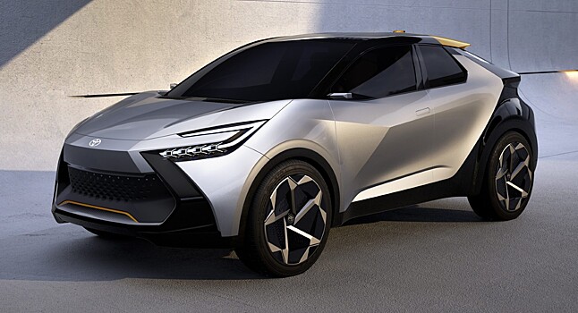 Концепт Toyota C-HR Prologue показал каким будет следующее поколение субкомпактного кроссовера