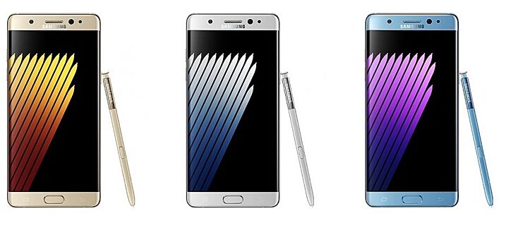 Samsung Galaxy Note 7 показался со всех сторон