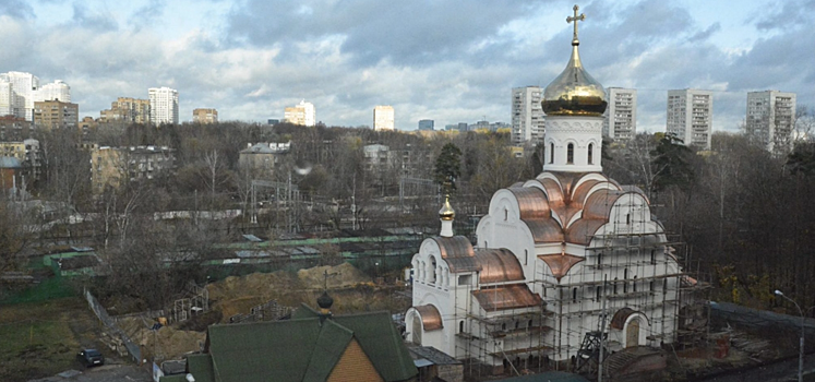 У метро Щукинская на месте пустыря возведут храмовый комплекс в честь Святителя Николая Мирликийского