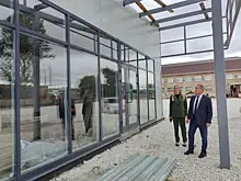 В Отрадном завершается строительство павильона автостанции