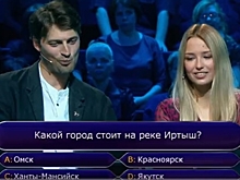 «Ой, мы такие глупые» - актриса Шиловская даже после подсказок не отгадала, на какой реке расположен Омск
