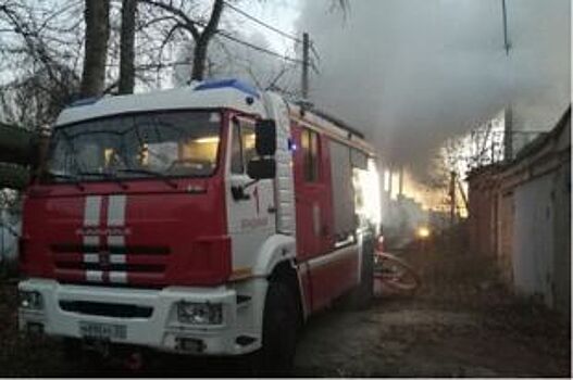 Пожар в Кольчугино: два человека пострадали, один - погиб