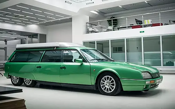 Уникальный шестиколесный Citroen CX Six-Wheeler Loadrunner покажут на выставке