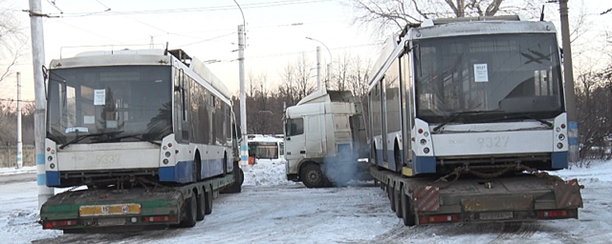 Ульяновск получил от Москвы 30 низкопольных троллейбусов