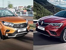 Эксперты сравнили «соплатформенники» LADA XRay Cross и Renault Arkana