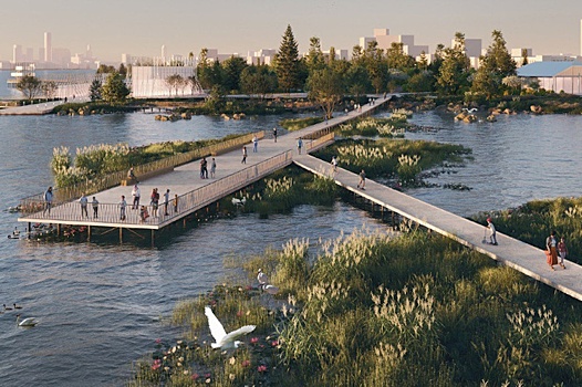 Мэр Екатеринбурга показал, как будет выглядеть берег Визовского пруда