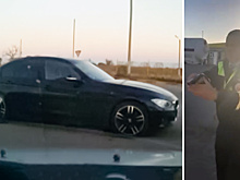Пистолет-аргумент: гаишник не стал церемониться с нарушителями на BMW