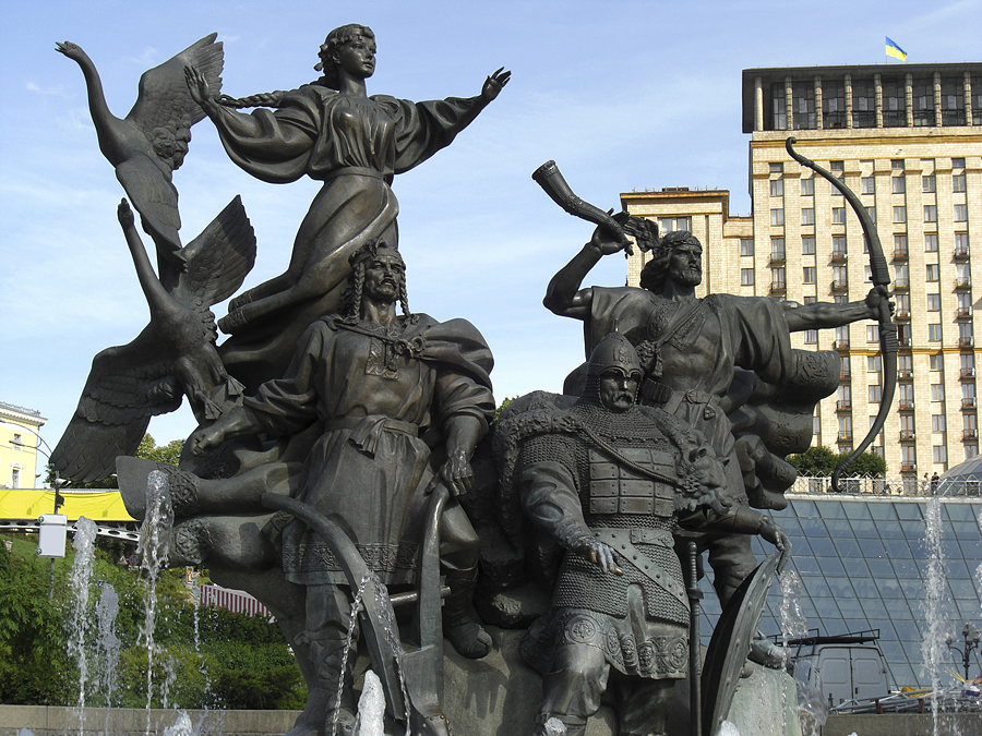 Площадь Независимости, Киев, Украина, Европа