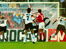 Германия – СНГ – 1:1, Евро-1992, штрафной удар Томаса Хесслера (видео)
