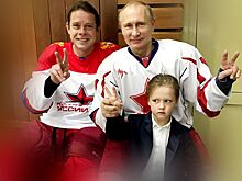 Как выглядят дети русского хоккеиста Буре. Старший только пошел в школу, а уже лично знаком с Путиным