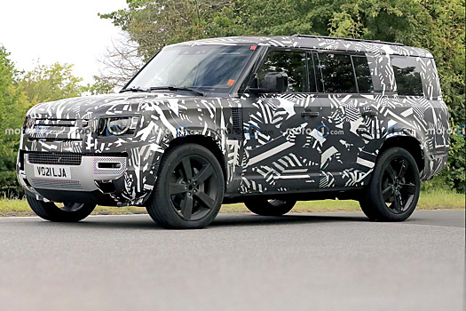 Трехрядный Land Rover Defender оказался длиннее Mercedes-Benz G-Class