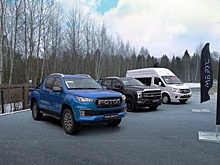 Новые пикапы компании Foton представили в России