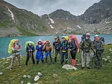 Активисты  &quot;Кубсомола&quot;  из Армавира покорили три горные вершины Карачаево-Черкесии