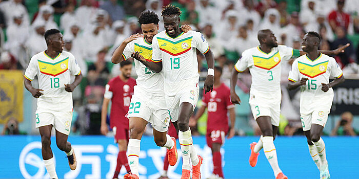 Катар — Сенегал — 1:3: Сенегалец Сисс получил желтую карточку в концовке матча ЧМ-2022