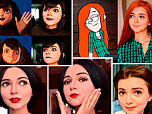 Девушка из Санкт-Петербурга мастерски превращает себя в мультяшек