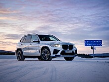 Прототипы кроссовера BMW iX5 Hydrogen вышли на зимние тесты