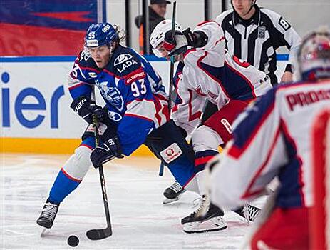 ХК "Лада" уступил ЦСКА - 1:4