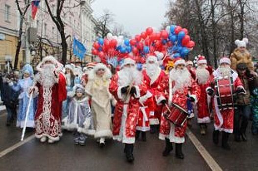 Стало известно, когда в Воронеже пройдет парад Дедов Морозов и Снегурочек