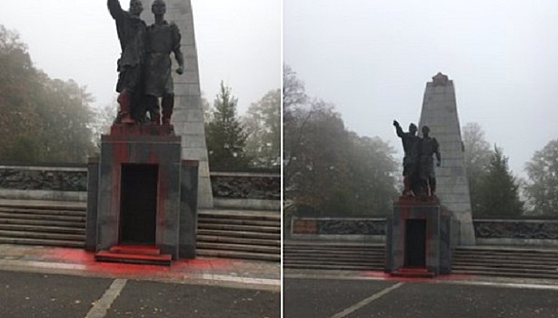 В Чехии осквернили памятник Красной армии