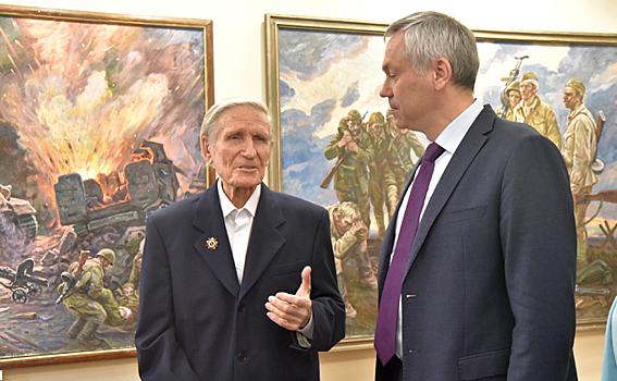 Выставка картин о войне народного художника России поедет в районы области