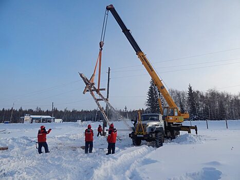 Энергетики ведут ремонт магистральных линий электропередачи в Сунтарском районе