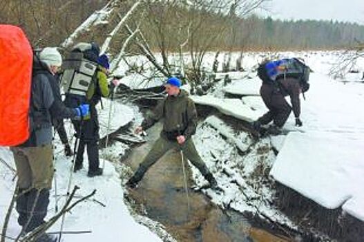 Снежные люди. Есть у псковичей традиция – в походы зимние ходить