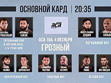 ACA 164: Абдулвахабов против Кокова и другие бои