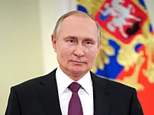 Путину подарили бюст Меделеева