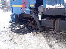 В Вологодской области двое взрослых погибли в ДТП с "Камазом"