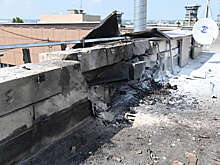 Гладков заявил, что в Белгороде беспилотник упал на офисное здание и загорелся