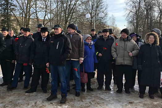 Митинг, посвящённый памяти воинов-интернационалистов прошёл в Кингисеппе