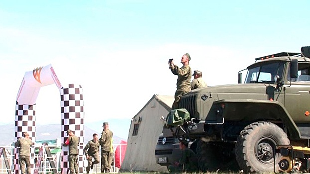 В Кызыле проходит всеармейский этап конкурса «Военное ралли-2019»: кадры соревнований