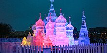 Холодная красота: фестиваль ледовых скульптур в Москве