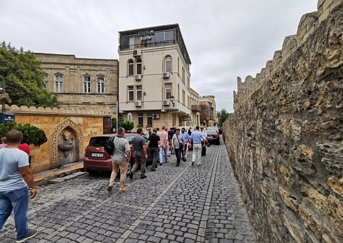 Российские моряки в рамках культурной программы конкурса «Кубок моря-2022» посетили достопримечательности Баку