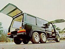 Вспоминаем, шестиколёсный Ford Transit с салоном, как у космического корабля