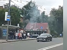 Нижегородцев напугал дым в центре города