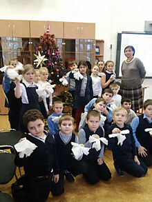 Ухтомские школьники приняли участие в «Рождественских встречах»