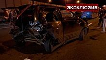 Две машины и автобус столкнулись на ТТК в Москве